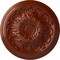 Ekena Millwork Damon Ceiling Medallion (Fits Canopies up to 3 3/8"), Hand-Painted Firebrick, 20"OD x 1 1/2"P CM20DAFIF - alternate 1